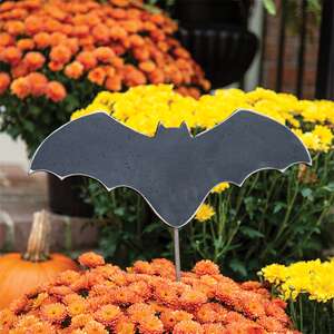 Wooden Bat Planter Stake, 5.25"H 38025;