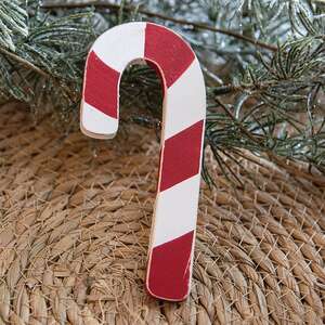Wooden Candy Cane Hanger, 5" 38086;
