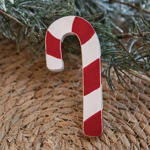 Wooden Candy Cane Hanger, 4" 38087;