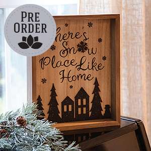 Snow Place Like Home Shadowbox Sign 38098