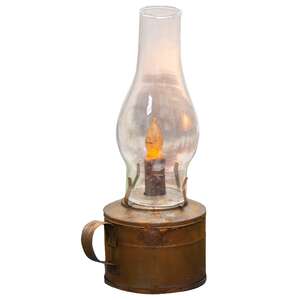 Barn Timer Lantern in Rust