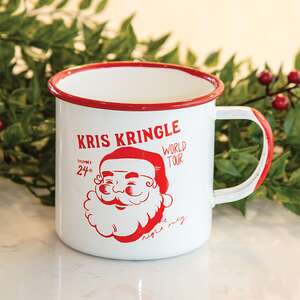 Kris Kringle World Tour Enamel Mug 60478;