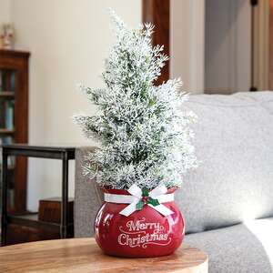 Red Metal Merry Christmas Santa Sack 70164;
