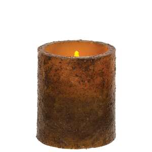 Burnt Mustard Timer Pillar - 3" x 3.5";