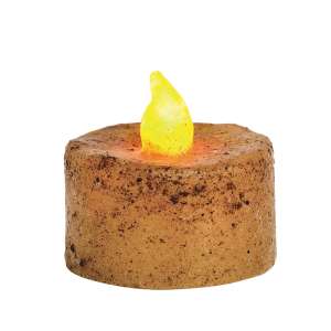 Burnt Ivory Switch Tealight - Battery Operated #84036
