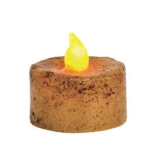 Burnt Ivory Switch Tealight - Battery Operated
