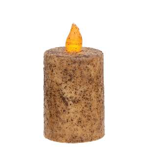 Burnt Ivory Timer Pillar - 2" x 3''