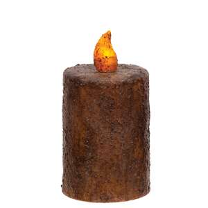 Burnt Mustard Timer Pillar - 3'' x 2'';