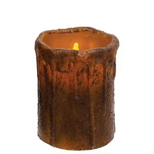 Burnt Mustard Timer Pillar - 3" x 4" #84102