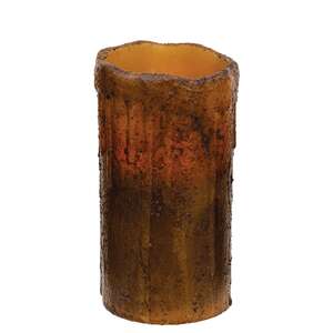 Burnt Mustard Timer Pillar - 3" x 6"