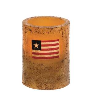3" x 4" Flag Timer Pillar - Burnt Ivory;