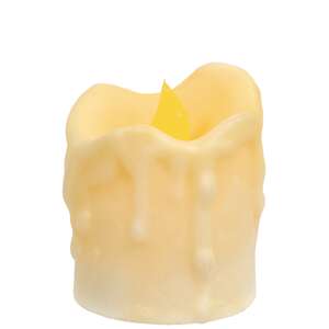 Dripped Pillar - Ivory - 3"