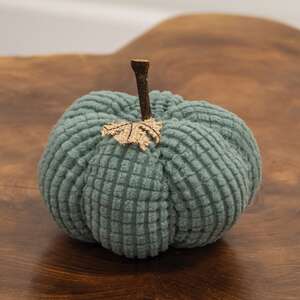 Teal Waffle Weave Pumpkin, Small CS39032;