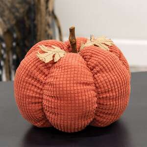 Burnt Orange Waffle Weave Pumpkin, Large CS39107;