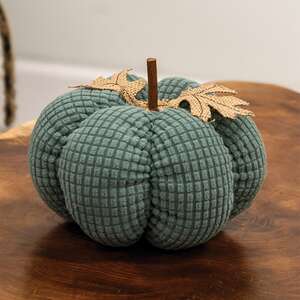 Teal Waffle Weave Pumpkin, Medium CS39114;