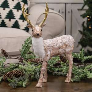 Sparkle Birch Standing Deer RJAX4022;