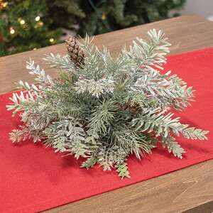Silver Hemlock Half Sphere, 9" SR2224166;