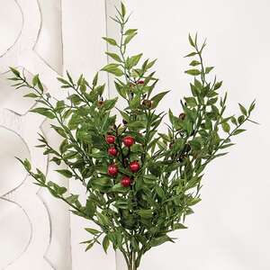 Lady Ruscus & Berries Bush, 12" SR2333297;