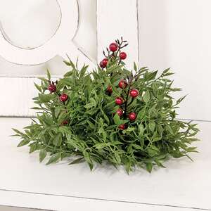 Lady Ruscus & Berries Half Sphere, 6.5" SR2333302;