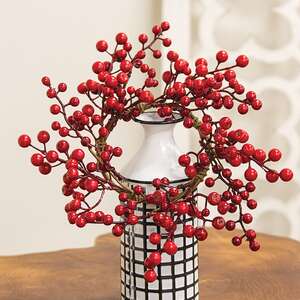 Winter Gooseberry Candle Ring, 4.5" SR47474;