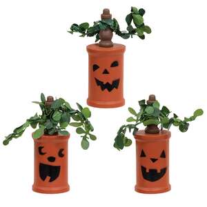 Jack O' Lantern Wooden Spools, 3 asst. -