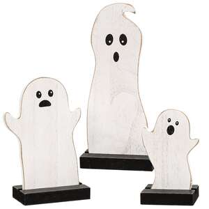 Wooden Ghosts - Set of 3 -