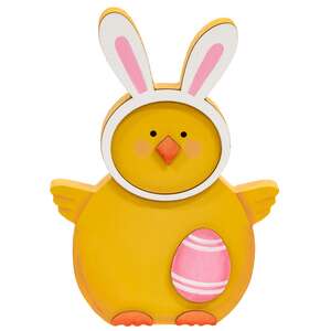 Chick in Bunny Hat Easter Egg Sitter