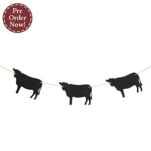 Cows Mini Wooden Garland #37347