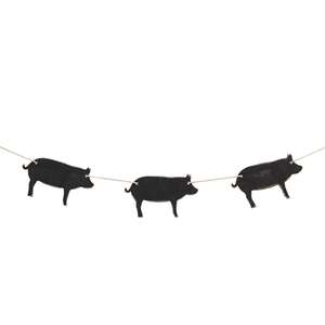 Pigs Mini Wooden Garland