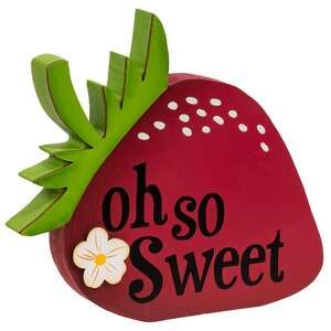 Oh So Sweet Wooden Strawberry Sitter