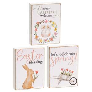 Easter Blessings Mini Rectangle Block - 3 Asstd.