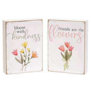 Flowers of Kindness Mini Rectangle Block - 2 Asstd.