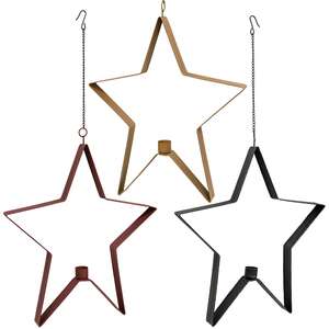 Whimsical Hanging Stars - Large - 3 Asst.