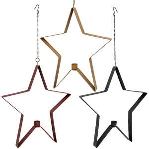 Whimsical Hanging Stars - Large - 3 Asst. #46214