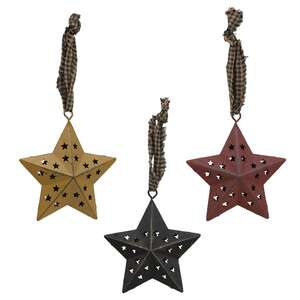 Cutout Star Ornaments - 3.25";