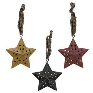 Cutout Star Ornaments - 3.25"