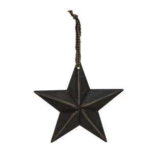 Black Hanging Star - 5.5" #46536