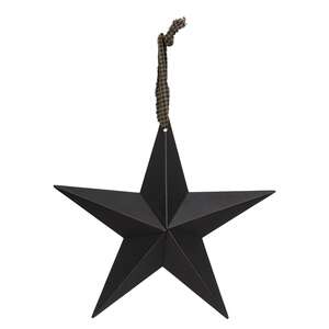 Black Metal Star - 8"