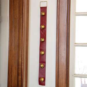 Golden Sleigh Bells Door Hanger 65365;