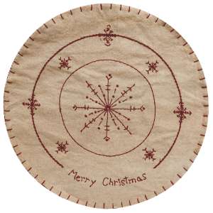Merry Christmas Candle Mat - # 33088