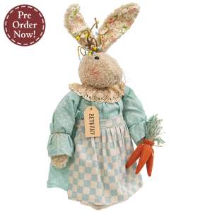 Bethany Bunny Doll with Carrots #CS39173