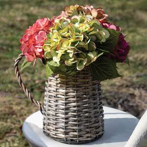 Gray Willow Water Pitcher Planter Basket, Small HAC2427;