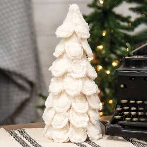 White Sherpa Christmas Tree, 13.5" SR14710362;