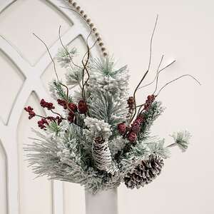 Frosty Pines & Berries Bush, 23" SR2317056;