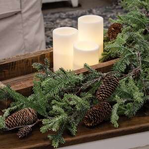 Glittering Millwood Pine Hanging Garland, 4ft SR2317576;