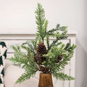 Glittering Millwood Pine Spray, 16" ;