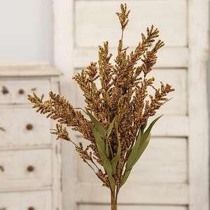 Fall Grass & Heather Bush, 24", Mustard SR2318097MU;