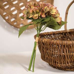 Dusty Mauve Hydrangea Bouquet, 11.5" SR2318755D;