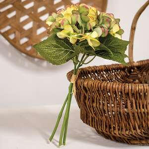 Green & Pink Hydrangea Bouquet, 11.5" SR2318755G;