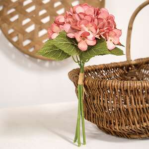 Rose Pink Hydrangea Bouquet, 11.5" SR2318755P;
